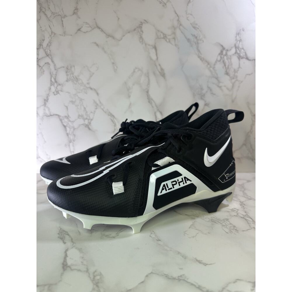 Nike Alpha Menace Pro 3 Mid Football Cleats Men's Black Size 10 CT6649-001